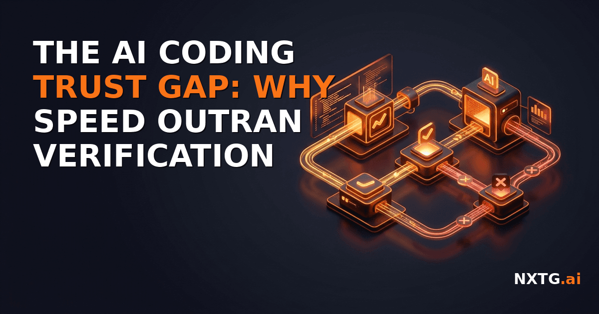 The AI Coding Trust Gap: Why Speed Outran Verification